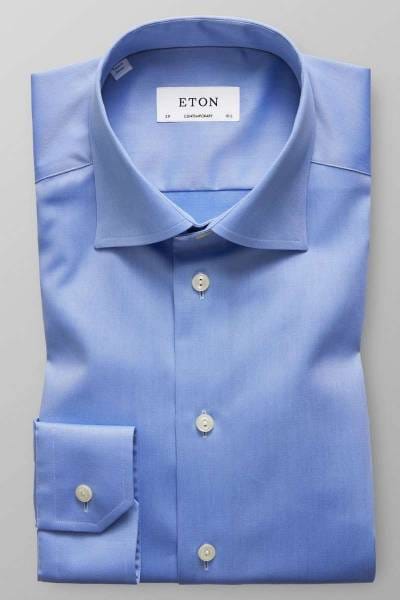 ETON Contemporary Fit Hemd blau, Einfarbig