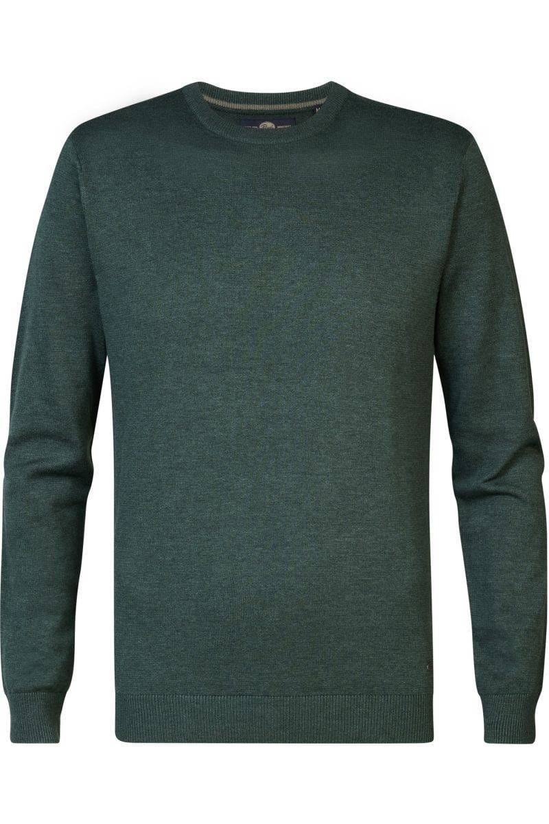 Petrol Industries Regular Fit pullover round neck dark green, One