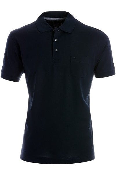 Olymp Modern Fit Poloshirt marine, Einfarbig
