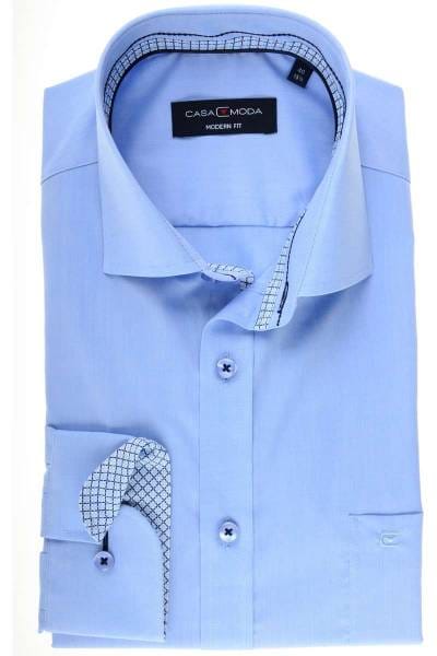 Casa Moda Modern Fit Hemd hellblau, Einfarbig