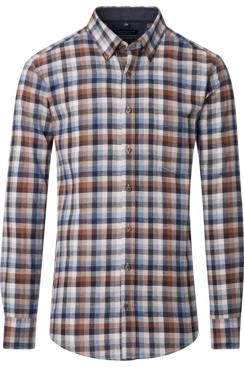 CASAMODA Freizeithemd Kariert - Bequeme Comfort Fit Passform Für Jeden Tag