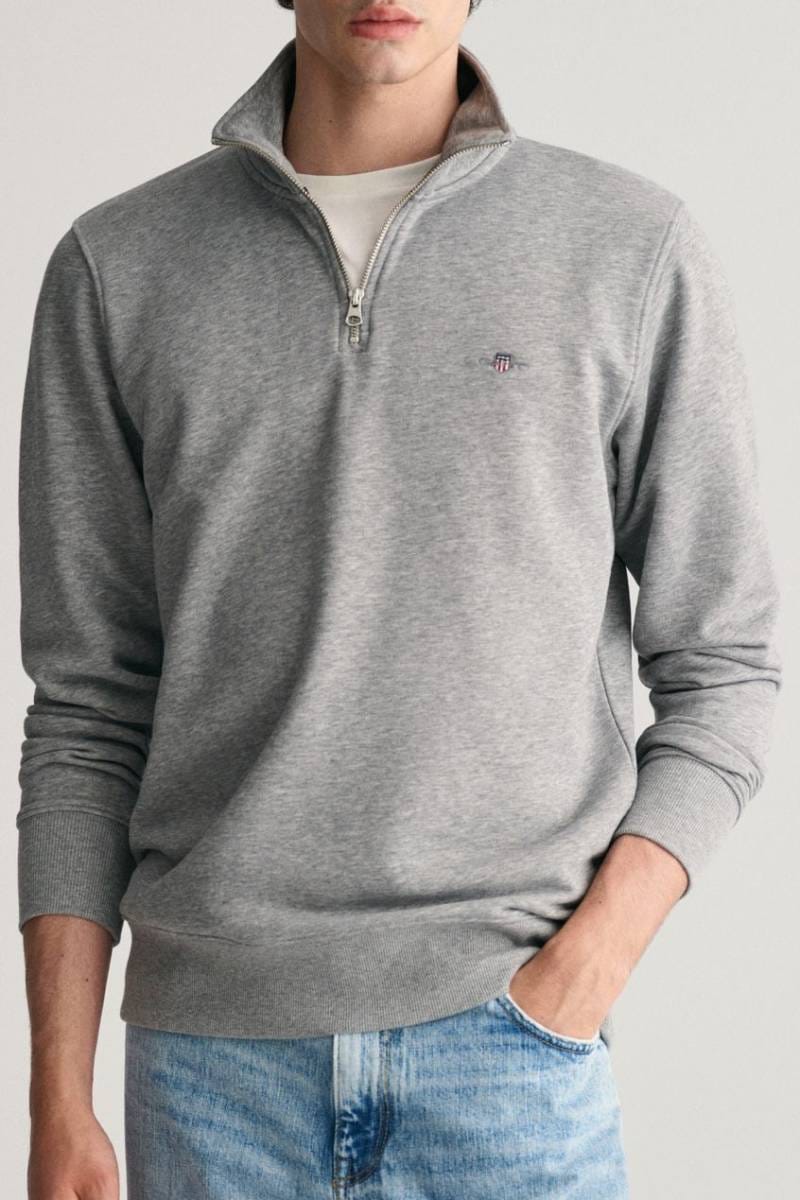Basic T-shirt voor heren, ronde hals, lange mouwen, trui, lichtgewicht, casual stijl, blauw, XL