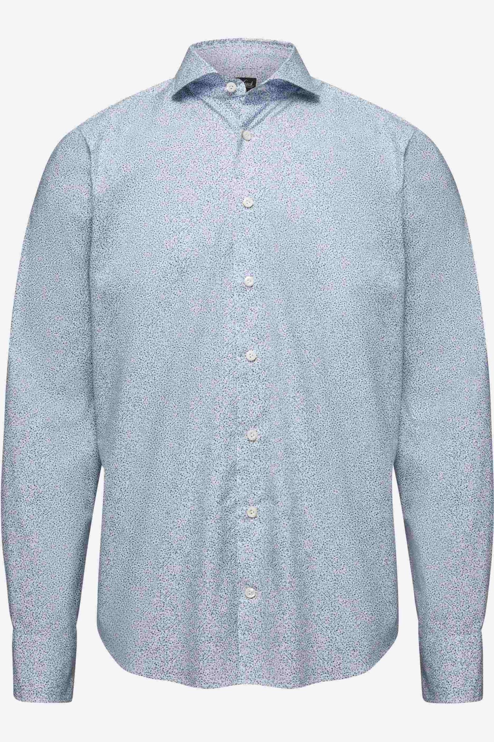 Van Laack Meisterwerk Comfort Fit Hemd blau/weiss, Gemustert 42 - L