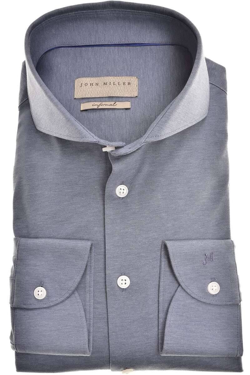 John Miller Slim Fit shirt blue, One 