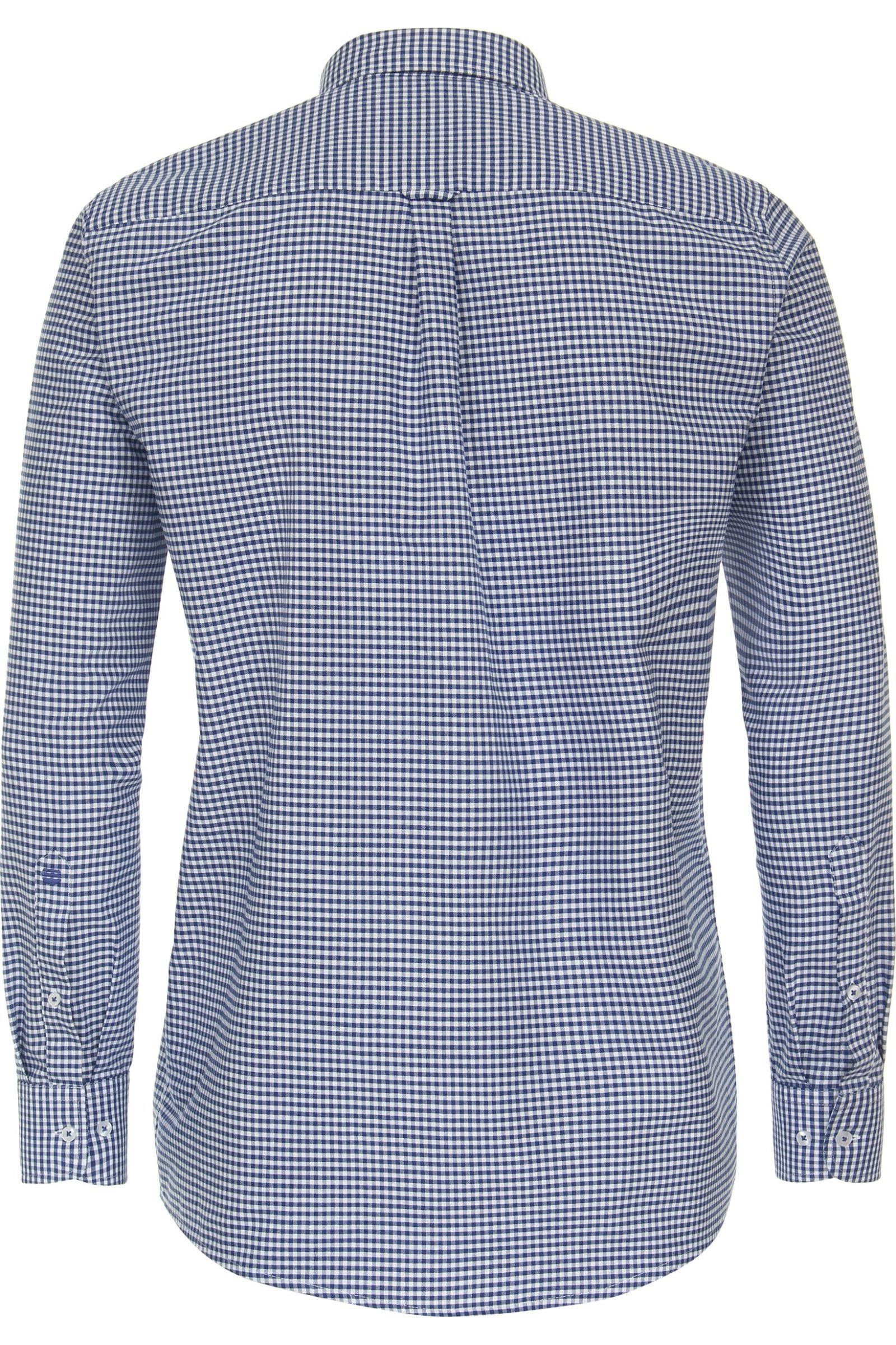 Chemise à carreaux bleue – Serge Blanco