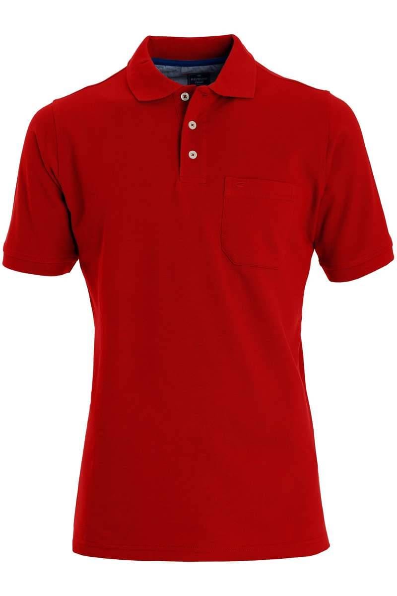 Redmond Casual Poloshirt rot, Einfarbig