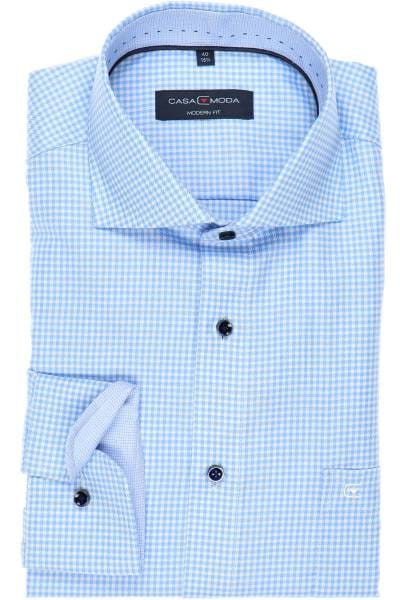 Casa Moda Modern Fit Hemd blau/weiss, Kariert