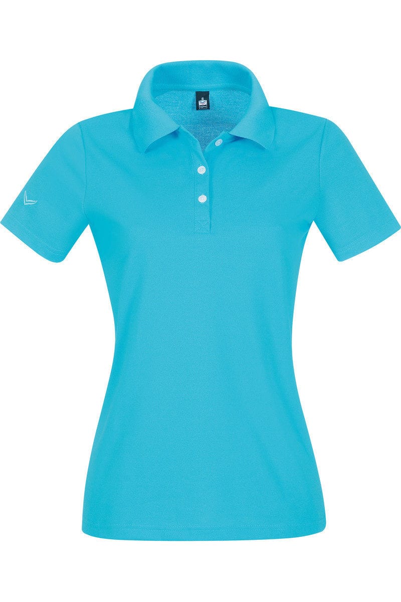 TRIGEMA Slim Fit Women Poloshirt azure, One Colour