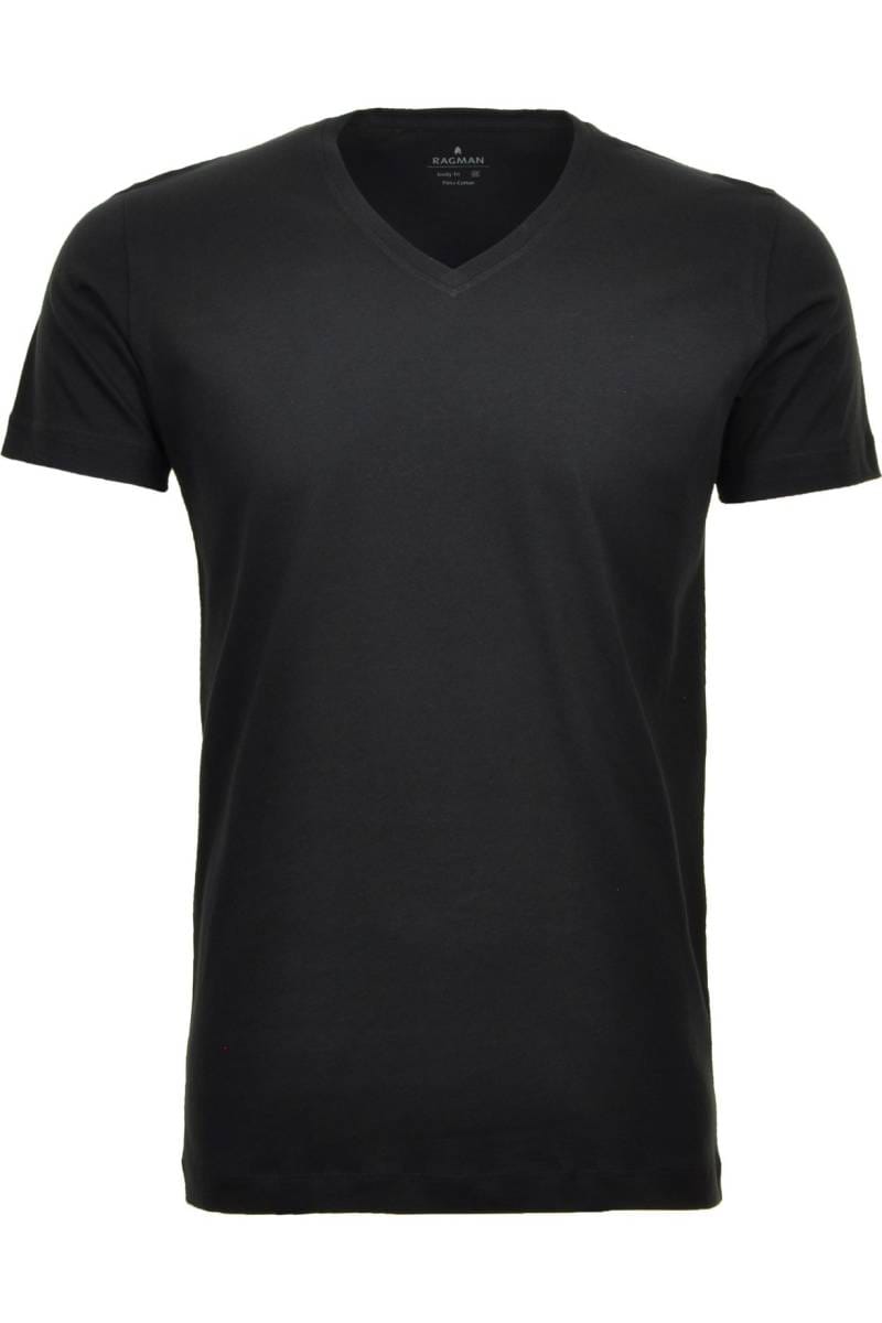 RAGMAN T-shirts voor heren, met ronde hals, per 2 verpakt, XL