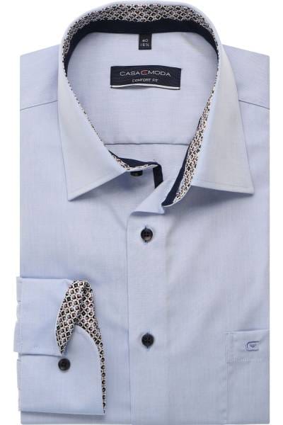 CASAMODA Camicia Business Uomo – Puro Cotone Comfort Fit – Bianco (Taglia 48) - 3