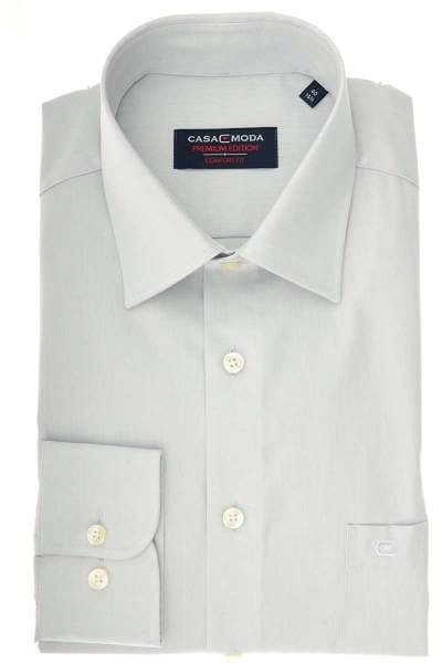 Casa Moda Comfort Fit Hemd grau, Einfarbig