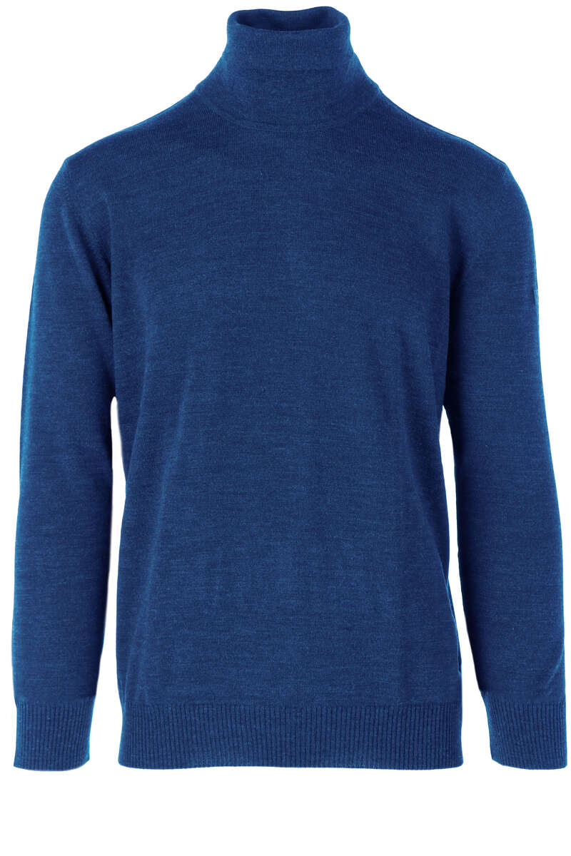 MAERZ Classic Fit Rollkragenpullover dunkelblau, einfarbig 52 MAERZ Classic Fit Rollkragenpullover dunkelblau, einfarbig 52