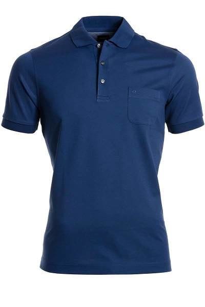 Olymp Modern Fit Poloshirt indigo, Einfarbig