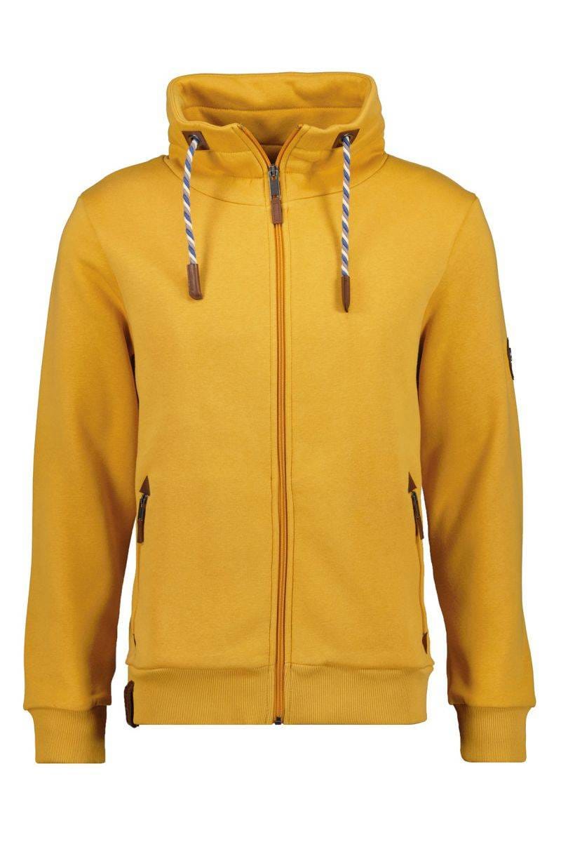 Herren Sweatjacke Sweatshirt Jacke Gelb Stone Harbour Herren