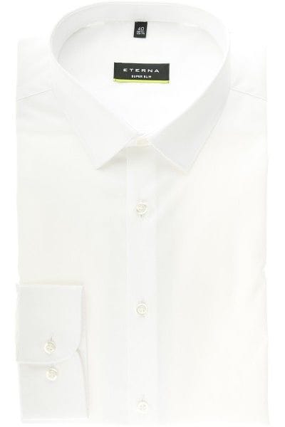 Eterna Hemd - Super Slim - weiss, Einfarbig