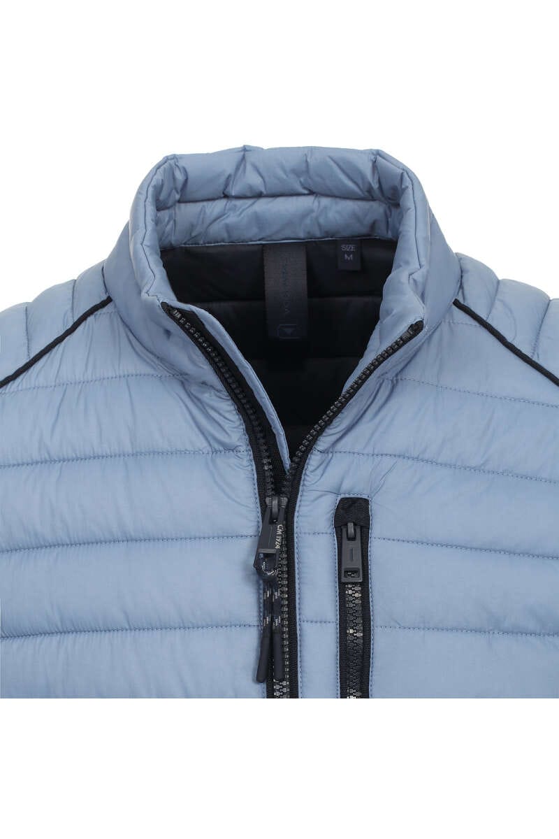 Jersey Con Cuello En V Para Mujer, Espalda Descubierta, Manga Larga, Jersey De Punto De Gran Tamaño, Azul, S
