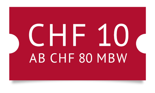 CHF 10 Gutschein ab CHF 80