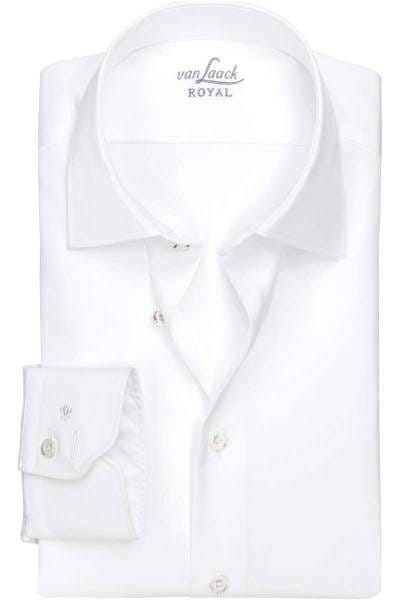 van Laack Tailor Fit Hemd weiss, Einfarbig