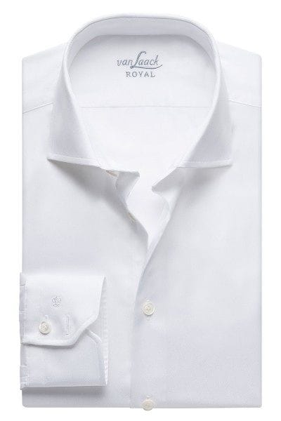 van Laack Hemd - Tailor Fit - weiss, Einfarbig
