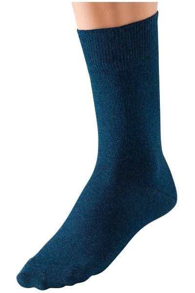 Schiesser Socken - blau - 77% Baumwolle / 20% Polyamid / 3% Elastan
