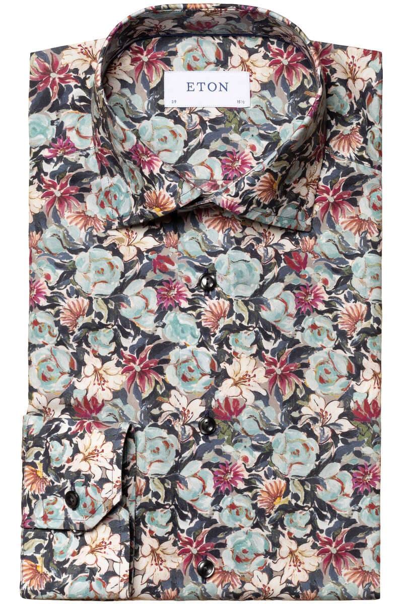 Eton Slim Fit shirt multicolor, Flowers 