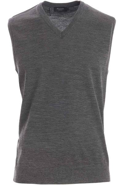 MAERZ Pullunder Classic Fit dunkelgrau, einfarbig