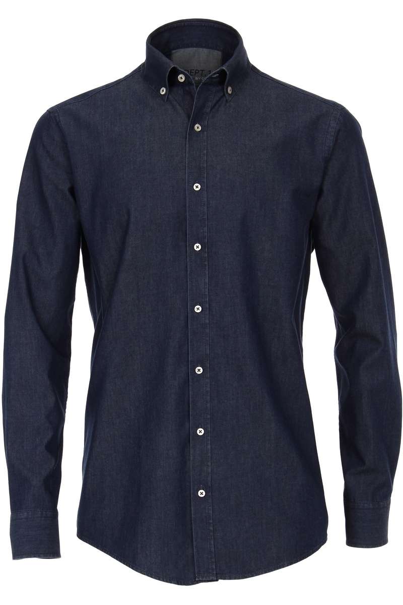 Casa Moda Casual Fit Hemd dunkelblau, Faux-uni M Casa Moda Casual Fit Hemd dunkelblau, Faux-uni M