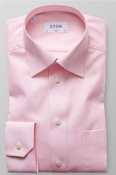 Eton Hemd - Classic Fit - rosa, Fischgrat