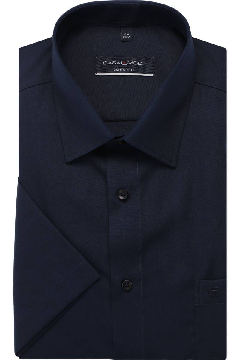 CASAMODA Camicia Business Uomo – Puro Cotone Comfort Fit – Bianco (Taglia 48) - 4
