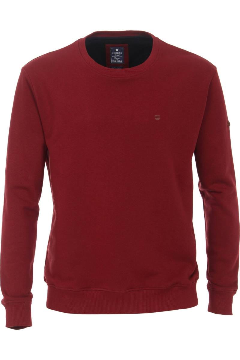 Redmond Casual Regular Fit Sweatshirt Rundhals rot