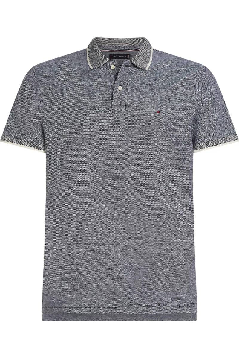 Tommy Hilfiger Grijze Polo Heren Regular Fit Tommy Hilfiger Polo