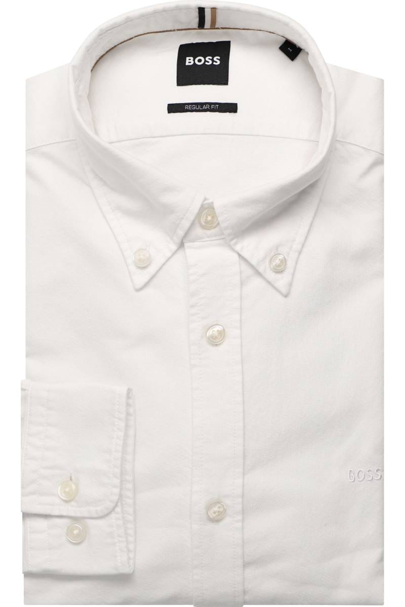 BOSS Regular Fit shirt white, One Colour | Businesshemden.com