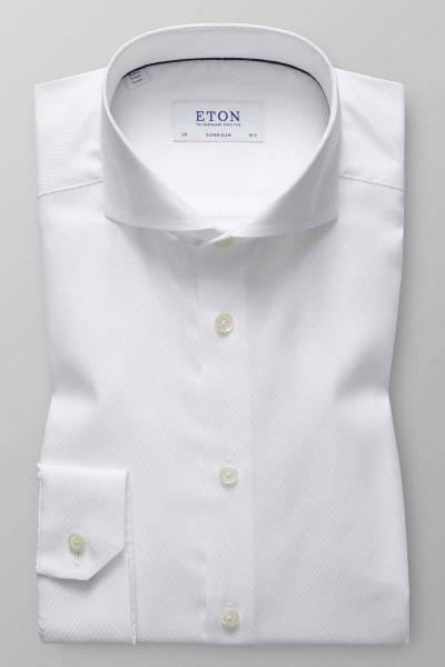 ETON Super Slim Hemd weiss, Nadelstreifen