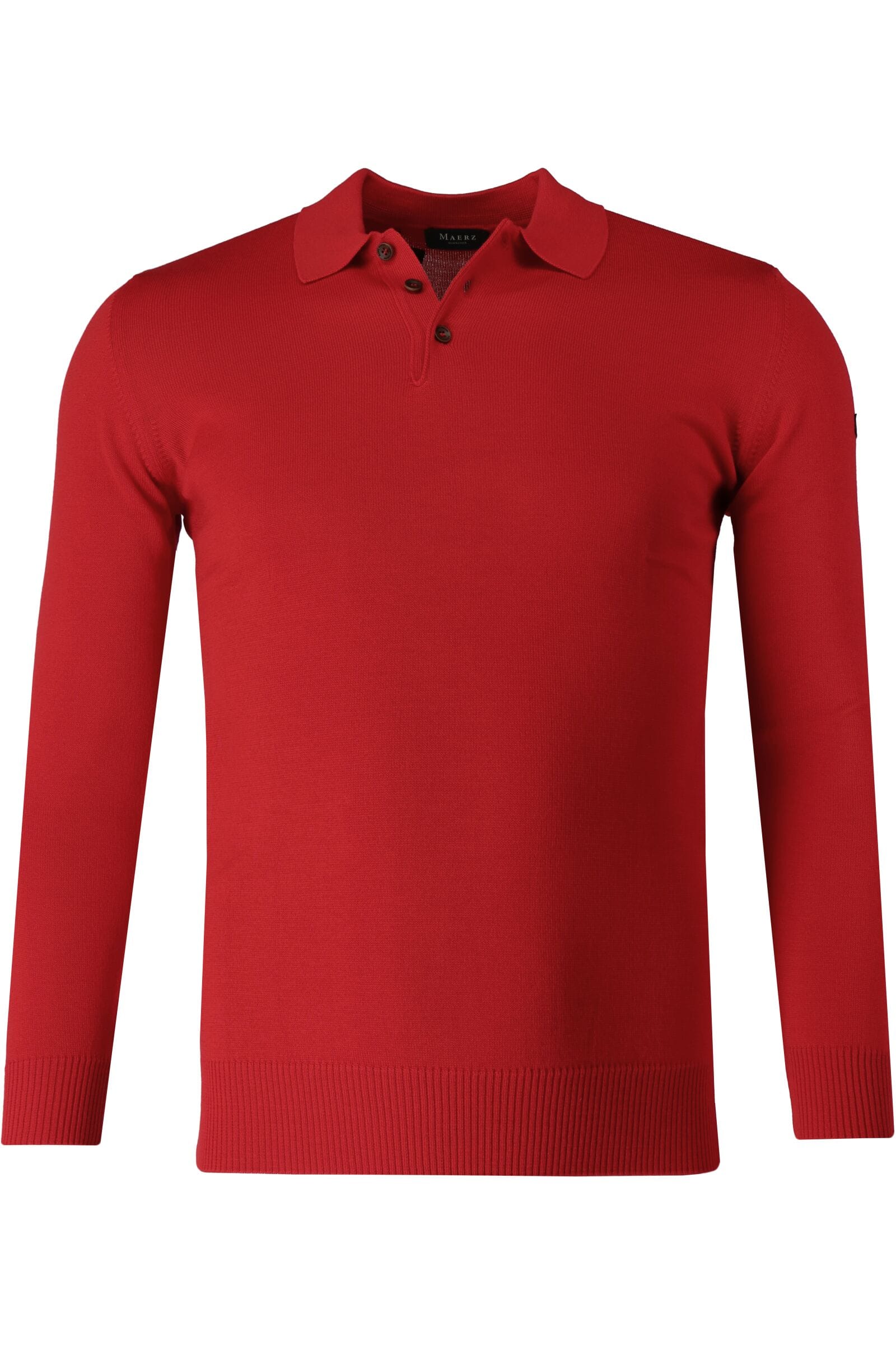 MAERZ Superwash Classic Fit Pullover rot, Einfarbig 58 MAERZ Superwash Classic Fit Pullover rot, Einfarbig 58